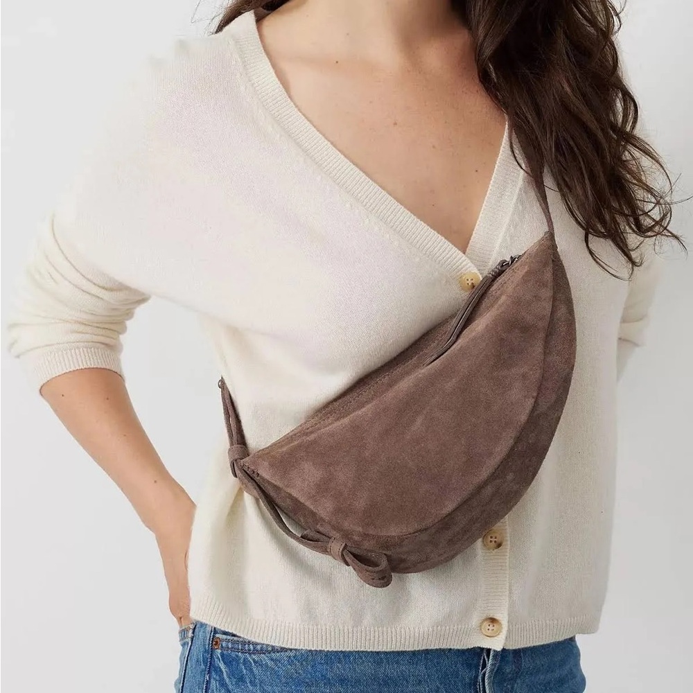 The Sak Tess Sling Suede Crossbody Bag